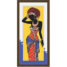 African Modern Art Paintings (A-6980)
